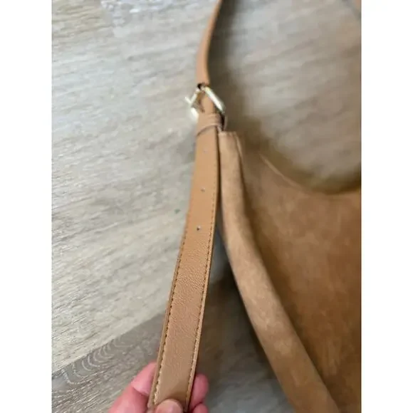 4th & Reckless Una Faux Suede Crescent Bags - Picture 2 of 6